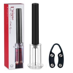 Air Pressure Pump Wine Opener with Foil Cutter â€“ Easy Cork Remover, Compact & Lightweight, Great for Gifting