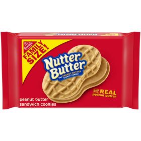 Peanut Butter Sandwich Cookies â€“ Family Size, 16 oz, Made with Real Peanut Butter, Crunchy Texture