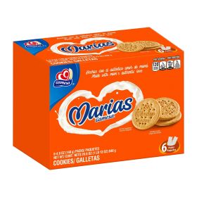 Maria-Style Cookies â€“ 4.9 oz Packs, 6 Count (Total 128 Cookies), Light & Crisp, Shelf-Stable