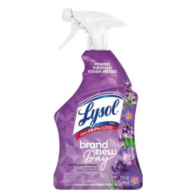 Lysol All-Purpose Cleaner Spray, Lavender & Cotton Blossom Scent, 32 oz â€“ Disinfectant & Sanitizer