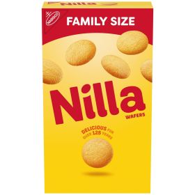 Vanilla Wafer Cookies â€“ Family Size, 15 oz, Crispy Snack, Great for Pudding & Desserts