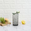 (2 pack) 16-Ounce Tritan Tall Hammered Tumbler, Smoke