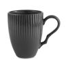 (4 pack) Better Homes & Gardens Stoneware Grey Mug, Sawyer Collection