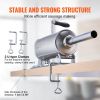 VEVOR Manual Sausage Stuffer, 2.5 L / 6 LBS Horizontal Sausage Machine with U-type Clamp, Made of Food-Grade Stainless Steel