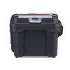 13-inch Tool Box, Plastic Tool and Hardware Storage, Black