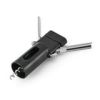 Winged Corkscrew with Chrome Plated Finish â€“ Soft Grip, Black, Dishwasher Safe, Durable Cast Construction