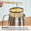 The food-grade 304 stainless steel oil drain can effectively separate oil residue from broths, broths and sauces