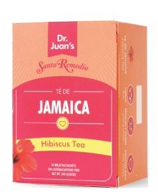 Santo Remedio Te De Jamaica Hibiscus, Antioxidant Tea Bags, 24 Count, 0.85 oz. (Pack: 3)